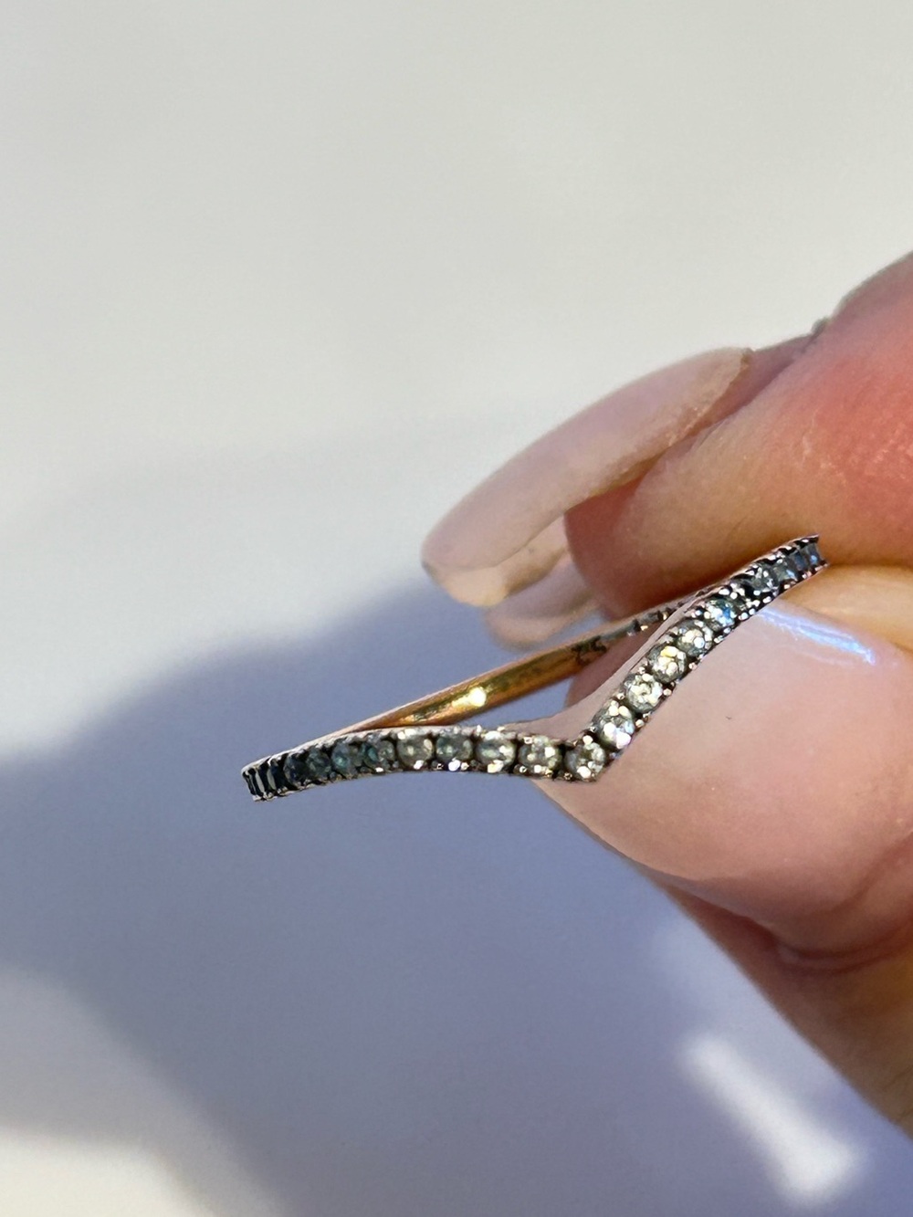 Pandora Wishbone Ring Size 52/ US 6 - Picture 7 of 8